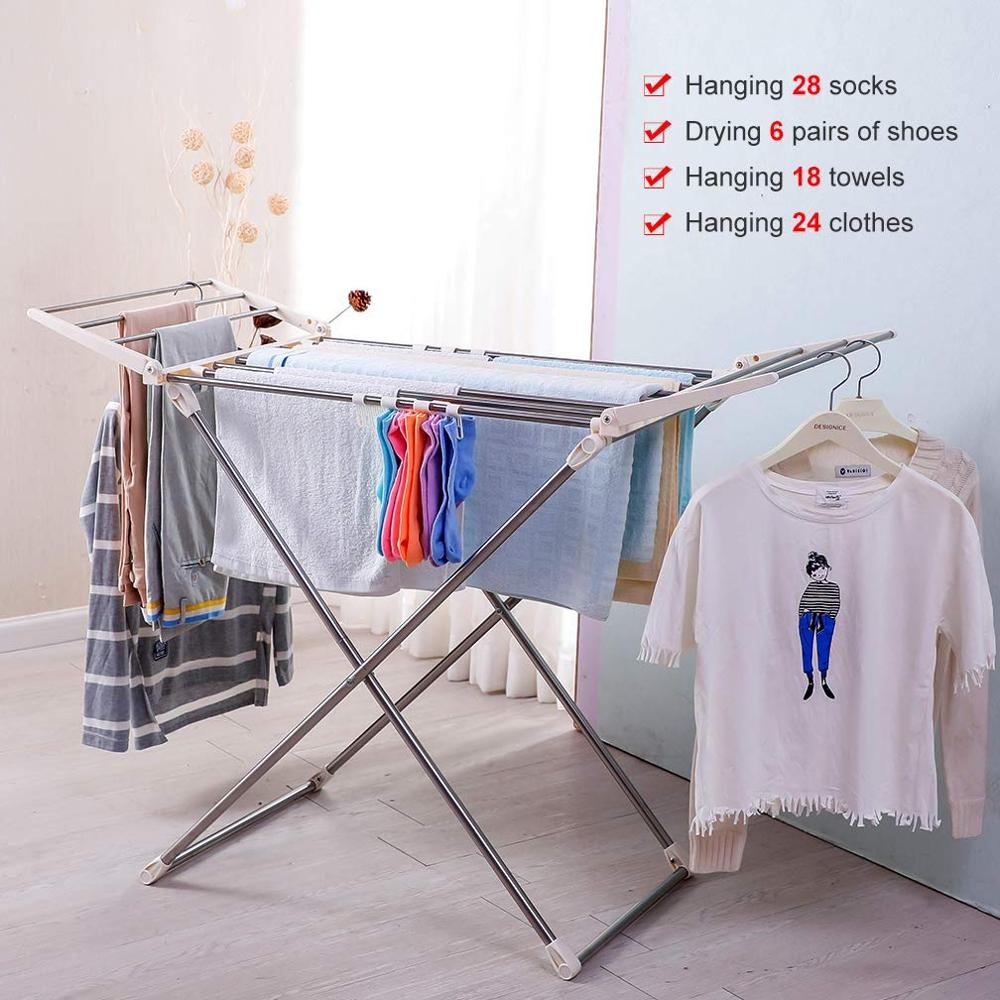 Foldable Clothes Drying Rack At BlessedFriday.pk